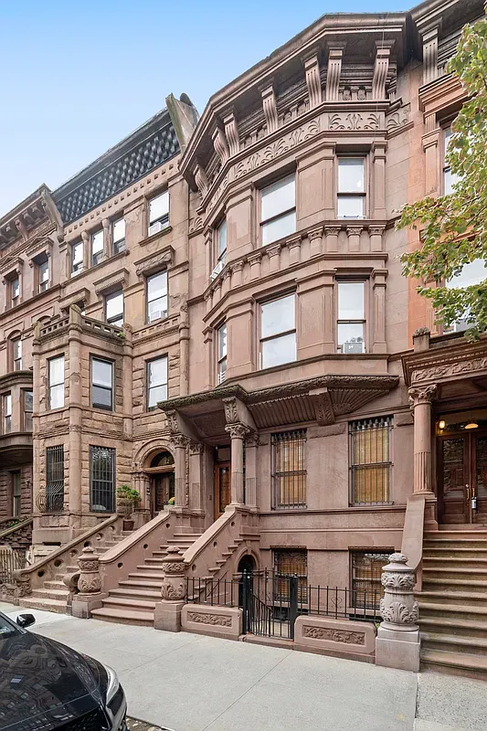 Street view of the brownstone at 14 West 121st Street