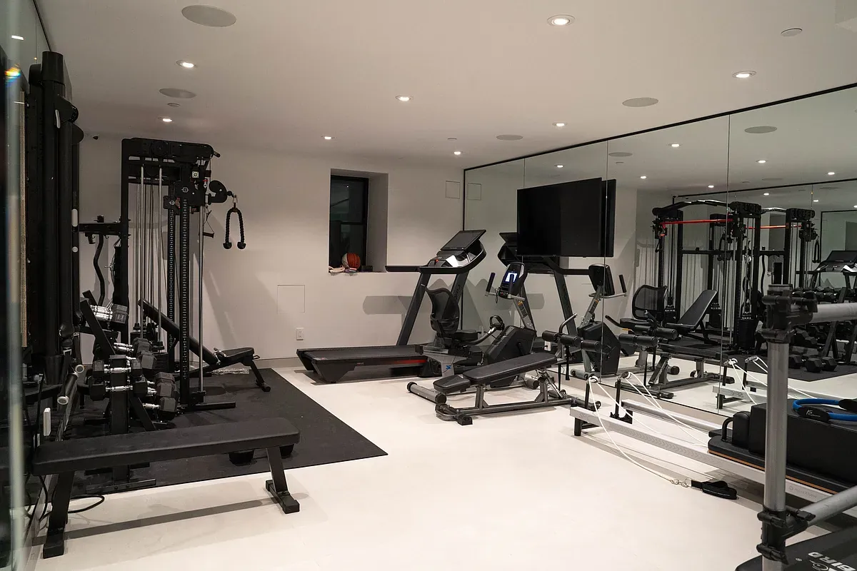 Home gym at 26 West 95th Street