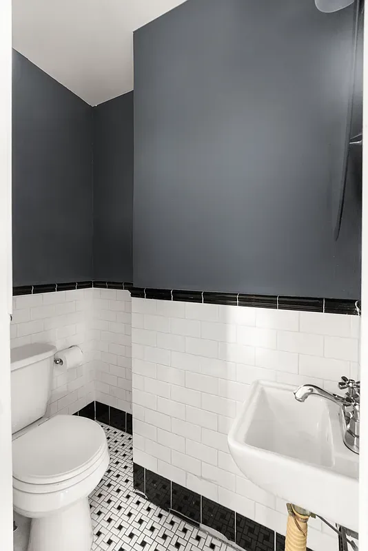 Powder room at 6655 Sedgwick Place