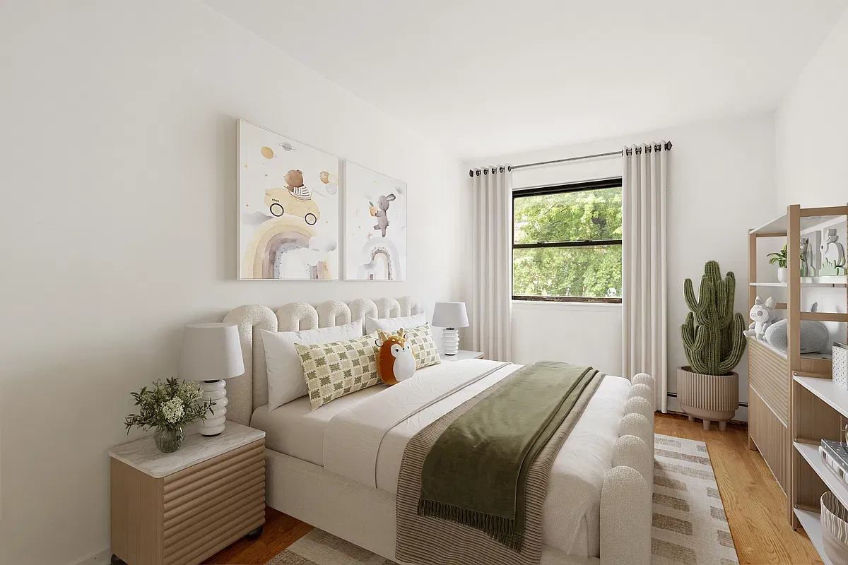 Virtually staged third bedroom at 904 Gates Avenue