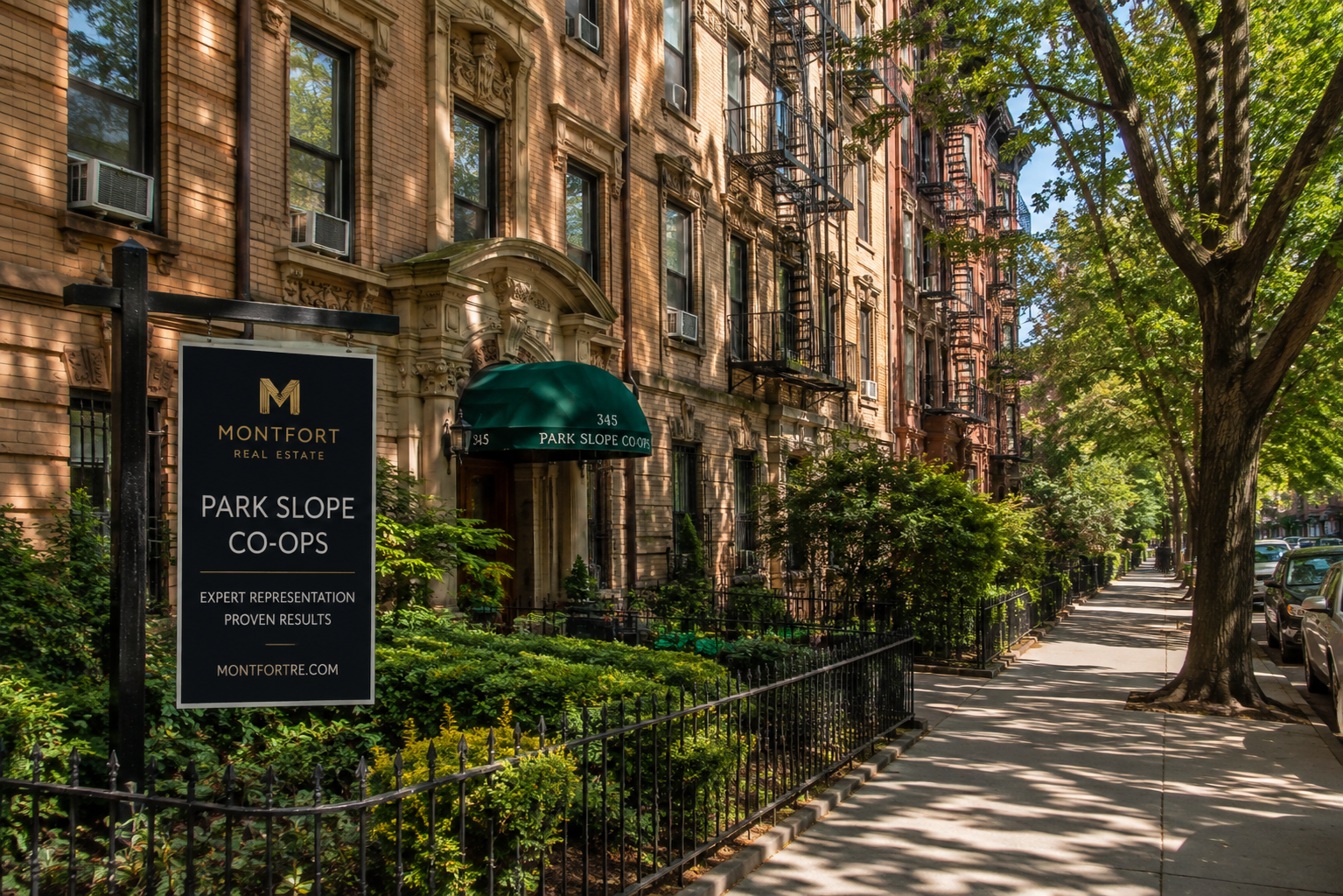 Park Slope co-op buildings