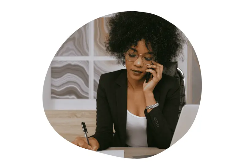 Realtor on a consultation call