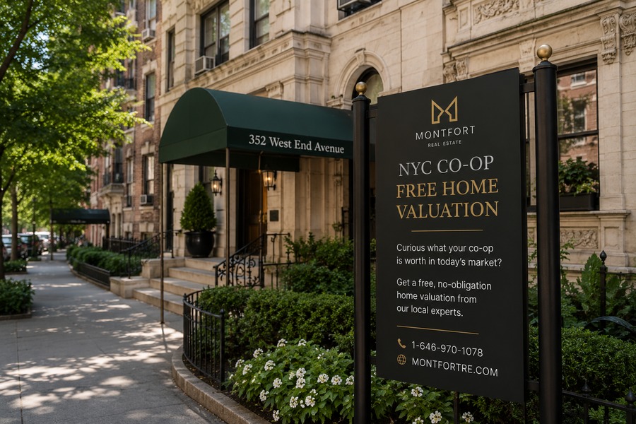 NYC co-op free home valuation